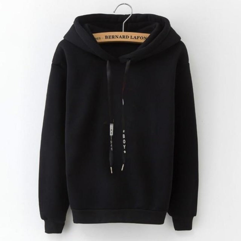 Ibiza Fit Girl - OUTLET - Maya Hooded Sweater - Black / S