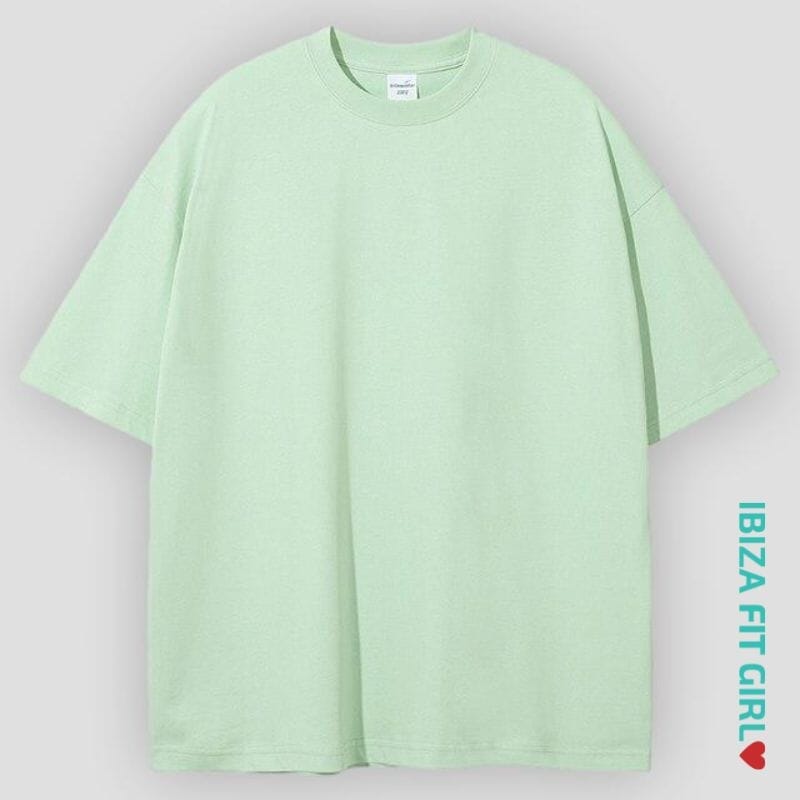 Ibiza Fit Girl - Alan Boyfriend T-Shirt - Green / S