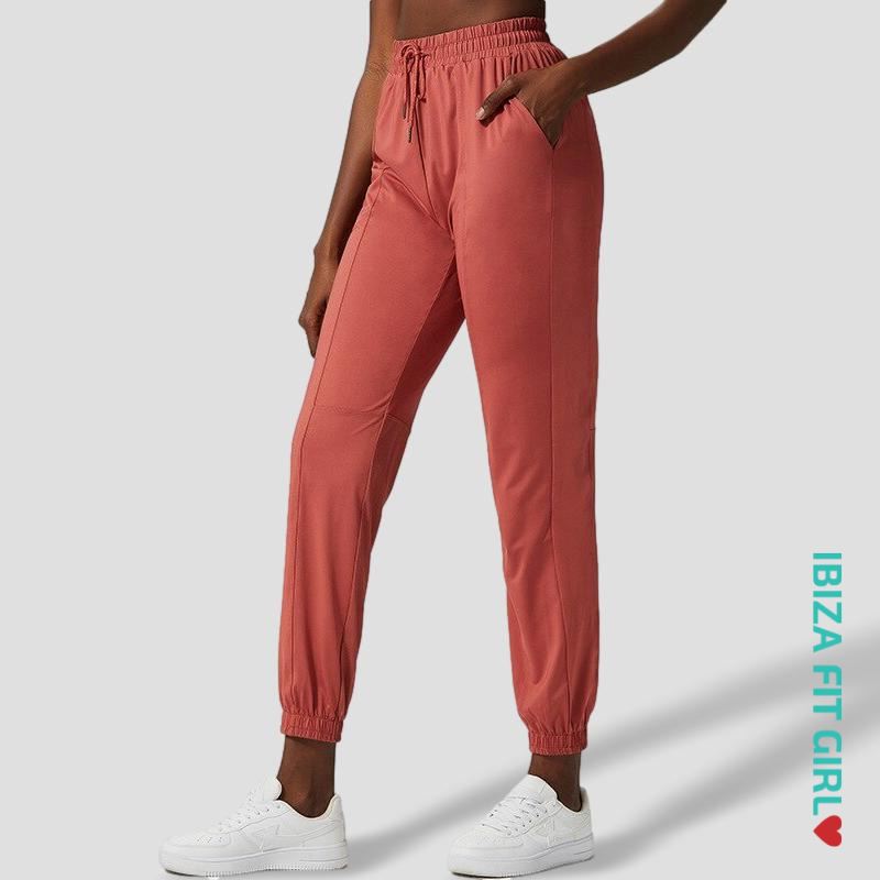 Ibiza Fit Girl - Biba Fitness Pants - Red / S