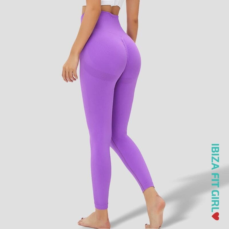 Ibiza Fit Girl - Pia Scrunch Bum Legging - Purple / S