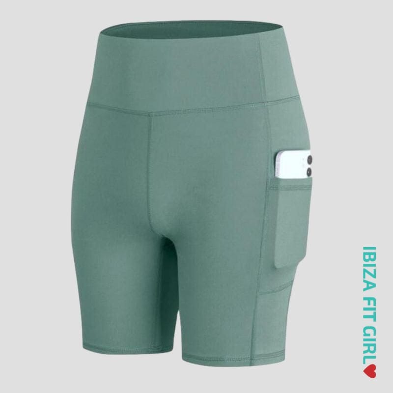Ibiza Fit Girl - Pipa Shorts - Green / S