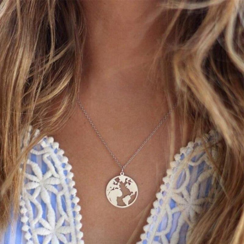 Ibiza Fit Girl - The World Necklace -