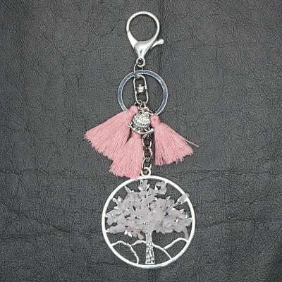 Ibiza Fit Girl - Tree of Life Keychain - Pink